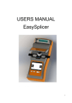 USERS MANUAL EasySplicer