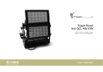 Stage Flood Inst QCL 48x10W LED floodlight user manual