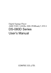 DS-080D Series User`s Manual