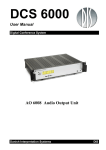 AO 6008 Audio Output Unit