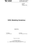 VHDL Modelling Guidelines - EDA Industry Working Groups