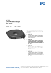 User Manual MP136E - Physik Instrumente