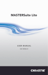 Christie MASTERSuite Lite User Manual