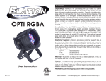 OPTI RGBA User Manual
