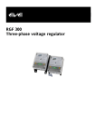 RGF 300 Three-phase voltage regulator