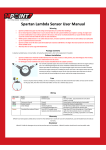 Spartan Lambda Sensor User Manual