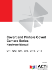 Covert and Pinhole Covert Camera Series Hardware Manual