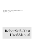 Robot Self-Test User`s Manual