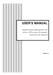 USER`S MANUAL