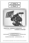 digital cinematography camera system hd900f operation manual