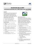 Data Sheet: DiskOnChip-Based MCP 1 (MS01-D7N7P6-B1)