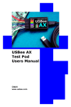 USBee AX Test Pod Users Manual