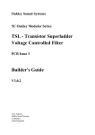 TSL-3 Builder`s Guide - Oakley Sound Systems