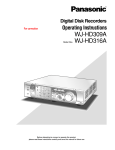WJ-HD316AP User Manual - Fitch Security Integration