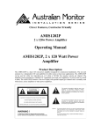 AMIS1202P Operating Manual AMIS1202P, 2 x 120 Watt