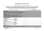 Compliance matrix RIB 840-850