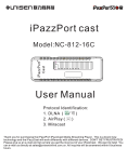User Manual iPazzPort cast - iPazzPort