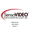 SensaVideo User Manual - Sensaphone Asia Office