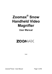 ZOOMAX Snow user manual V3.2