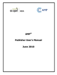 AMP Publisher User`s Manual June 2010