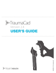 TraumaCad User`s Guide