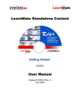 LearnMate Standalone Content User Manual