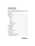 NI RMC-8354 Installation Guide