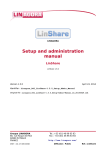 Setup and administration manual LinShare