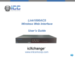 Link1000ACS Wireless Web Interface User`s Guide