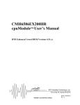 CMH6586EX200HR cpuModuleTM User`s Manual