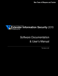 Extender Information Security 2015: User`s Manual