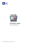 OnTheAir Video User Manual