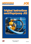 Original instructions centrifugalpump JCE