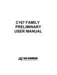 FAMILY PRELIMINARY USER MANUAL (ST10 FAMILY)