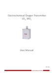 Electrochemical Oxygen Transmitter LO , MO User Manual