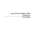 Active PCI on Windows 2000 Version 1.0 User Guide - ps