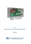 LCI Load Cell Junction Box with Fault Monitor Manual