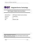 Integrated Device Technology DDR II Register