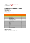 Manual for G4 Remote Control