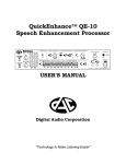 QE-10 User`s Manual