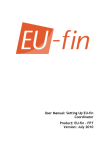 Coordinator Manual - Setting up of EU-fin