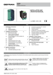 Gefran GTF Series Power Controller Manual PDF