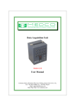 Data Acquisition Unit User Manual