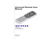 Universal Remote User Manual