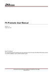 F6 Products User Manual