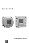Time Clock, Digital – FM1D Series (MIL 72A D150) – User Manual
