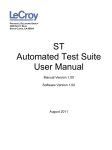 ST Automated Test Suite User Manual