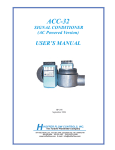 Model ACC32AC Signal Conditioner/Converter (AC)