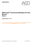 RNAscope Fluorescent Multiplex Kit User Manual