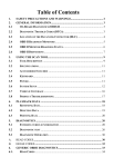 Table of Contents - Automotive diagnose